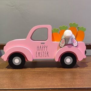 Rae Dunn Pink Happy Easter Truck NWTS